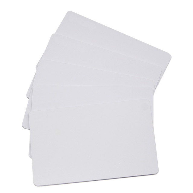 RFID Smart Card 125KHz 13.56MHz UHF IC ID PVC White Card Printable Programmable Proximity Access Control Contactless Card 4K UID