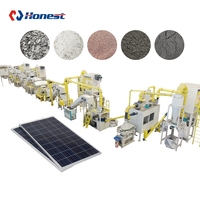 Machine de recyclage de panneaux solaires bifaciaux pour le recyclage de modules photovoltaïques à double vitrage, équipement de récupération de matériaux