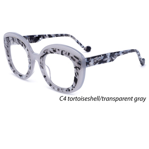 Khung Quang Ghép Hình Mắt Mèo Acetate Cao Cấp Mới Nhất Khung Kính Mắt Nữ Acetate Logo Tùy Chỉnh - Product Image 5