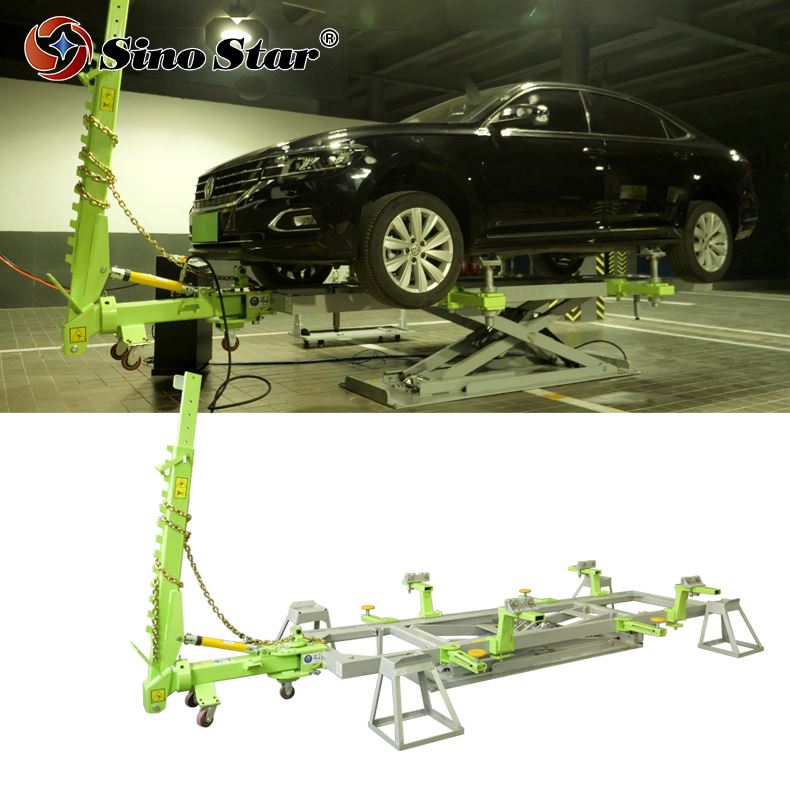 SS-CRT002 скамья длина 3,14 м оборудование для автомобиля Подержанный автомобиль тела столкновения ремонт оборудования