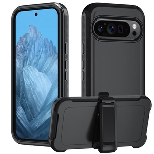 Defender Trường Hợp Đối Với Google Pixel 10 Pro XL Với Belt Clip Holster Đối Với Google 10 Pro Cover Quay Lại Heavy Duty Trường Hợp Đối Với Pixel <span class=keywords><strong>0</strong></span> Pro - Product Image 3