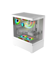 AntarcChill Wholesale Pc Case Atx White Computer Gaming Cases & Towers Gamer Case Tempered Glass Computer Cabinet Chassis