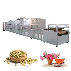 เครื่องอบแห้งแบบอุโมงค์ไมโครเวฟเครื่องอบแห้งผักผลไม้อาหารดอกไม้สำหรับอุตสาหกรรม - Product Image 3