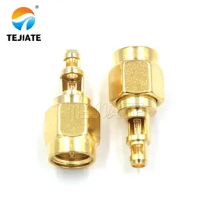 SMA-J-0.9-1.0 All copper RF1.13 Solar Wire arrival golden supplier rainbow connector panel mount