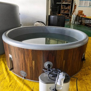Bain à remous <span class=keywords><strong>gonflable</strong></span> grande capacité, <span class=keywords><strong>spa</strong></span> extérieur pliable et portable <span class=keywords><strong>pour</strong></span> 5 personnes, idéal <span class=keywords><strong>pour</strong></span> patio, jardin et usage familial - Product Image 3