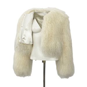 Зимнее женское пальто из натуральной овчины 2026 года: утепленное, дышащее, короткое, модное - Product Image 6