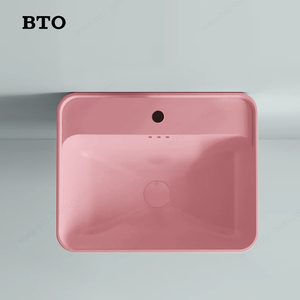 Lavabo Sospeso a Parete Monoblocco, Diverse Versioni, Stesso Fissaggio, Stesse Connessioni, Installazione in Loco per Hotel - Product Image 4
