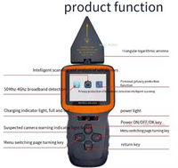 Analyseur de détection de signal d'ondes radio DS818 infrarouge 10MHz- 4GHz Traqueur GPS Caméra sans fil Détecteur de signal de téléphone portable GSM