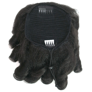 Nouveautés Volume Bouffant Manchette Crépus Frisés Ombrés Élastiques à Cordon Courtes Tresses Ponytails pour Enfants Pièce de Cheveux - Product Image 5