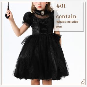 Costume d'Halloween pour filles, robe d'<span class=keywords><strong>ange</strong></span>, de démon ou de vampire, tenue pour enfants, robe de fée, costume de spectacle - Product Image 6