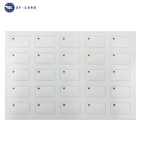 Inlay RFID étanche OEM DESFire(R) EV1 1K avec antenne en aluminium pour l'étiquetage des vêtements