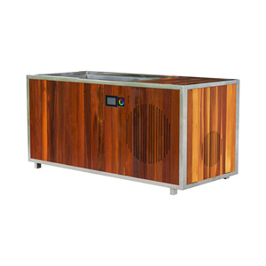 Bañera de Inmersión Fría de Diseño Moderno para Hoteles, Bañeras de Spa de Cedro Rojo, Bañeras de Hielo de Madera de Hemlock con Cubierta - Product Image 4