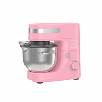 Batteur sur socle électrique planétaire GENESIS 800W, 12 vitesses, bol mélangeur en acier inoxydable de 4,2 L, divers accessoires de pâtisserie, pour la maison