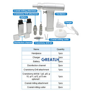 Trapano elettrico per craniotomia ortopedico per neurochirurgia ortopedica multifunzionale - Product Image 2