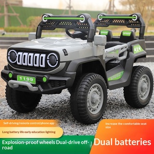 Nouvelle Voiture Électrique Tout-Terrain Télécommandée à Quatre Roues en Plastique pour Enfants, Modèle Garçons et Filles de 4 à 6 Ans, Convient aux Adultes - Product Image 2