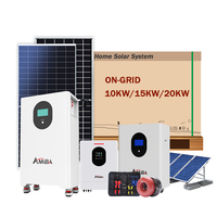 Système solaire hybride pour usage domestique en stock UE, kits complets 10000W, système solaire hybride hors réseau 50 kWh pour toute la maison