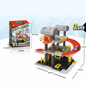 Divertido Garaje <span class=keywords><strong>de</strong></span> Plástico para Niños, <span class=keywords><strong>Juguete</strong></span> Educativo <span class=keywords><strong>de</strong></span> Tres Pisos con Pista y Estacionamiento - Product Image 6