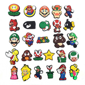 <strong>2026</strong> Wholesale Cartoon Shoe Charms Customized PVC Random Mixed Shoe Flower Anime - Product Image 1