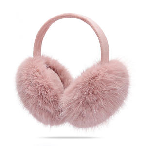 Paraorecchie Invernali Stile Coreano per Donne, Pieghevoli, Antifreddo, Antivento, 100% Poliestere per Studenti e Impiegati - Product Image 1