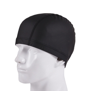 <span class=keywords><strong>Bonnet</strong></span> de bain de couleur pure pour enfant, <span class=keywords><strong>bonnet</strong></span> de bain élastique avec revêtement en cuir PU, <span class=keywords><strong>tissu</strong></span> en nylon, unisexe - Product Image 6
