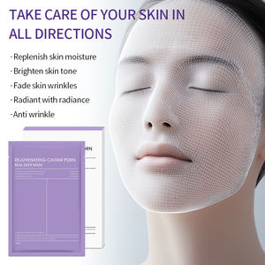 Masque de nuit raffermissant et tonifiant à l'extrait d'œufs de saumon, produits de soin de la peau au caviar, masque PDRN - Product Image 3