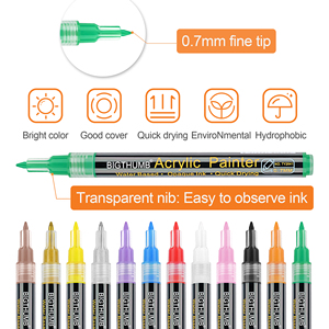 Juego de Rotuladores Acrílicos de Colores del Fabricante, Rotuladores de <span class=keywords><strong>Pintura</strong></span> <span class=keywords><strong>a</strong></span> Base de Agua, Punta Fina, para Pintar Rocas y Manualidades - Product Image 5