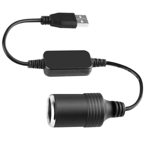 Ổ Cắm Bật Lửa Thuốc Lá Trên Xe Hơi Bộ Chuyển Đổi USB 5V Sang 12V Bộ Điều Khiển Có Dây Bộ Chuyển Đổi Phích Cắm Đầu Nối Phụ Kiện Nội Thất Ô Tô - Product Image 5