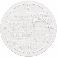 Plaque Murale Métallique Vintage en Étain Embossé, Motif Bière et Hops, Décoration Pub Bar, Personnalisable OEM, Fournisseur Direct d'Usine