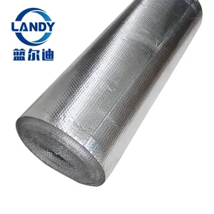 Multi layer aluminum foil heat shield nano non-toxic reflective bubble foil insulation material supplier factory