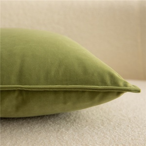 Custom Size Velvet Knitted <b>Throw</b> Pillowcase for Hotel & Home Use All Seasons Linen Pillowcase Set with Zip - Product Image 4