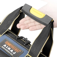Sac à outils multifonction en tissu Oxford 1680D, sac d'électricien multi-poches, imperméable, anti-chute, sac de rangement W24-225