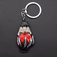 Brandneues Design Hochwertige Anime DN Lawliet Metall-Halskette und Schlüsselanhänger zur Rucksack-Dekoration