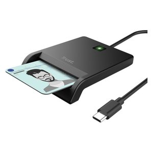 Lecteur de carte intelligente PRIMO USB C et USB A Noir 26253 - Product Image 3