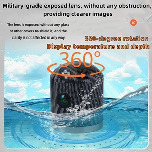 Sonda <span class=keywords><strong>de</strong></span> Pesca Portátil <span class=keywords><strong>de</strong></span> Plástico con Pantalla LCD HD 1080P, Resistente al Agua IP68, Batería <span class=keywords><strong>de</strong></span> 8000mA para Ríos, Lagos y Pesca Submarina - Product Image 1