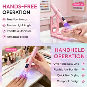 Dianabeauty UV Led Nail Lamp Mini Nail Lamp with Two Timer Settings Handheld Manicure Lamp for Curing All Nails Gel Polishing - Product Image 6