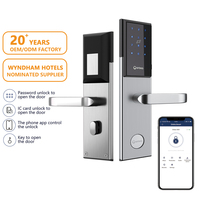 Serrure Intelligente Orbita Security : Code, Carte Numérique, Bluetooth, Sans Clé, pour Hôtels et Appartements – Serrure à Mortaise Intelligente