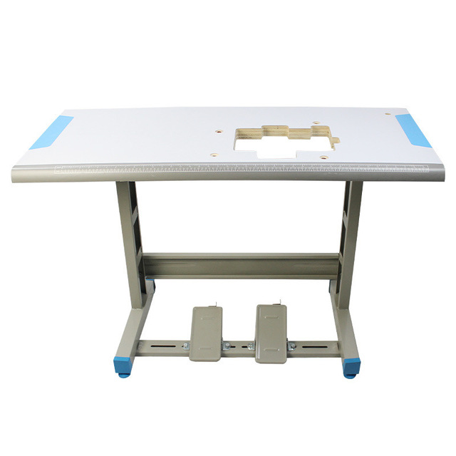 Sewing Machine Table Wood and Iron Single Needle Flat-Bed Engine Classic Style Long Service Life for Household Sewing Machines