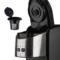 Cafetière électrique 3 en 1, intelligente et automatique, 1500W, pour capsules, expresso, café américain, pour le camping