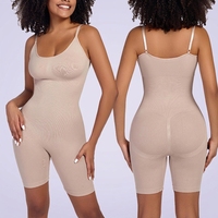 Body sculptant sans couture, rehausseur de fesses, pour femmes post-partum grandes tailles, à porter au quotidien, type corset
