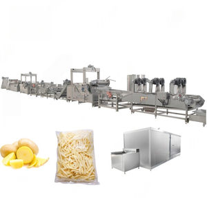 Túnel IQF de congelación de 200kg, máquina empacadora de corte para hacer patatas fritas, congelador, máquina congeladora de patatas fritas frescas - Product Image 1