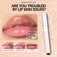 Gloss Repulpant Extrême Volume Végétalien Acide Hyaluronique pour Lèvres Volumineuses Marque Blanche