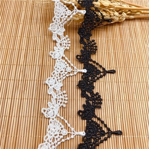 Pizzo Guipure Francese Monofacciale con Materiale in Poliestere, Ricamo Idrosolubile per Abiti da Sposa e Accessori per Abbigliamento - Product Image 3