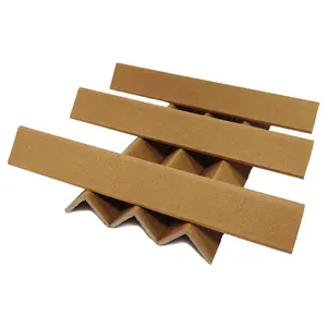 High strength paper kraft corner protector for edge protection cushioning
