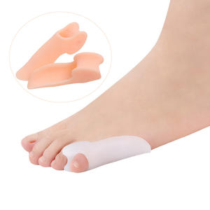 Produk Kaus Kaki Bantalan Pereda <span class=keywords><strong>Pro</strong></span> <span class=keywords><strong>Fixator</strong></span> Penyangga Jari Kaki Tiga Gel Pemisah Jari Kaki untuk Sabuk Bunion Korektor Hallux Valgus - Product Image 2
