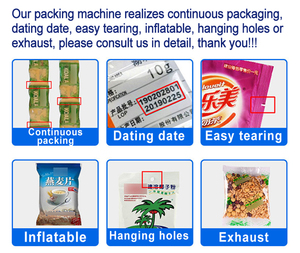 바닐라 소금 설탕 콩 커피 참깨 쌀 향 주머니 가방 곡물 밀봉 전자 저울 측면 네 시리얼 백 포장 기계 - Product Image 6