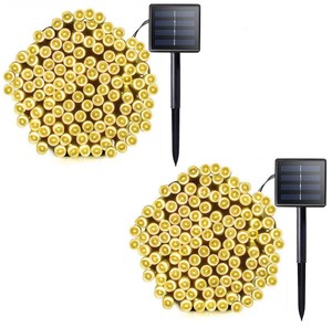 Ngoài Trời Không Thấm Nước 12M 100 <span class=keywords><strong>LED</strong></span> Năng Lượng Mặt Trời Powered Giáng Sinh Chuỗi Ánh Sáng Cho Hàng Rào Patio Bãi Cỏ Sân Vườn Trang Trí - Product Image 3