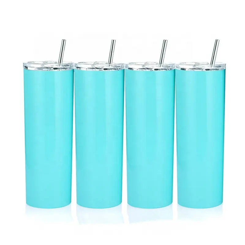Hot Sale Stainless Steel Double Walled Straw Cup 20oz Tumbler Cup
