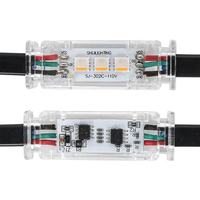 Guirlandes lumineuses LED RGBW en plastique 110V IP68 durables pour éclairage ponctuel extérieur et décoration paysagère
