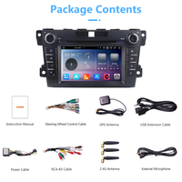 Pemutar Radio DVD Mobil Layar Sentuh 7 inci PX5 Android 10.0 Octa-core untuk MAZDA CX-7 CX7 2006-2012 dengan DSP Terintegrasi CarPlay/AndroidAuto