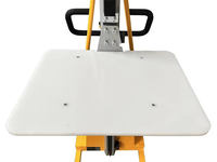 Chariot élévateur de laboratoire électrique à batterie plomb-acide de 100 à 200 kg avec pneus en PU pour usage intérieur